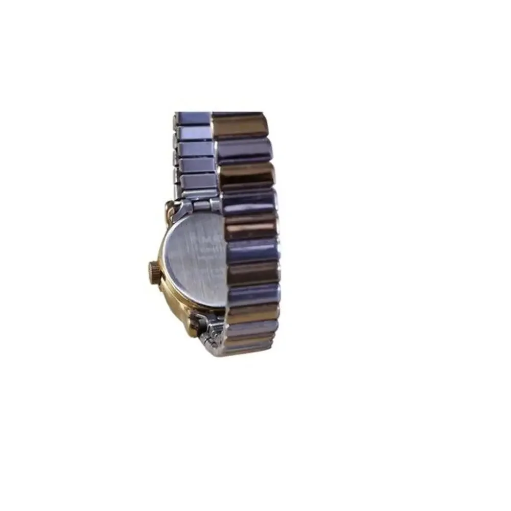 Vintage Women’s Timex Watch Two Tone Metal Bracelet Analog‎ New Battery